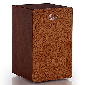 Cajon Pearl PBCCGC-121B Cherry Grove Mahogany Body with Cherry Faceplate